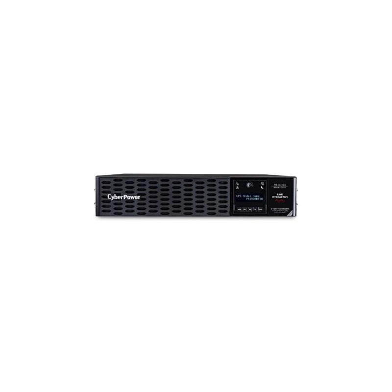 NO BREAK CYBERPOWER PR1500RT2U LÍNEA INTERACTIVA, 1500W, 1500VA, ENTRADA 100 – 125V, SALIDA 100 – 125V, 8 CONTACTOS, PR1500RT2U