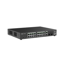 SWITCH RUIJIE GIGABIT ETHERNET RG-ES220GS-P, 18 PUERTOS RJ-45 10/100/1000MBP, 40GBIT/S, 8000 ENTRADAS – ADMINISTRABLE, RG-ES220G
