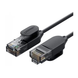 CABLE PATCH UGREEN CAT6 UTP RJ-45 MACHO – RJ-45 MACHO, 10 METROS, NEGRO, 70656