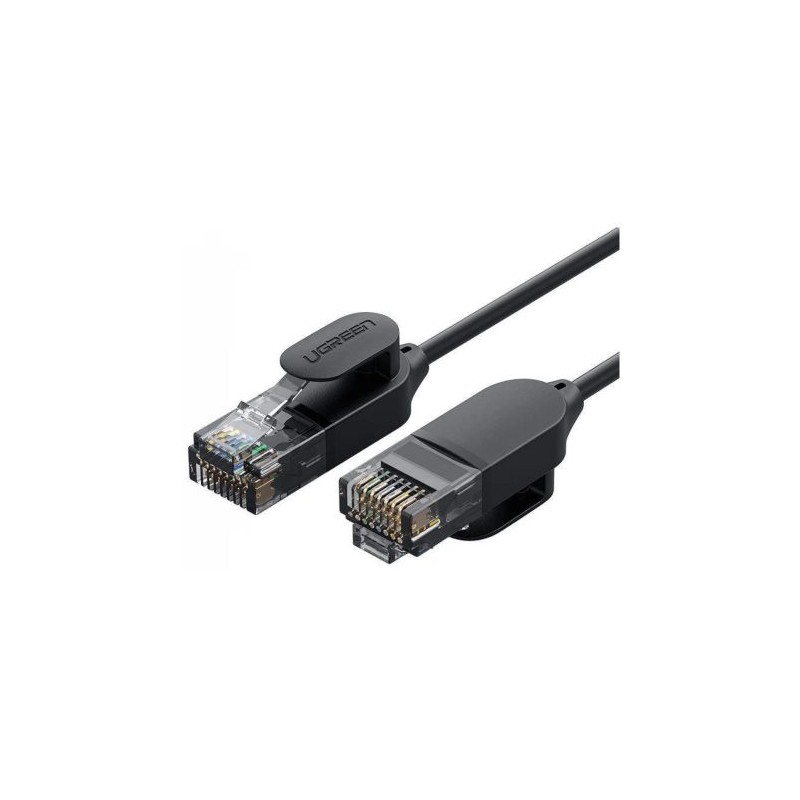 CABLE PATCH UGREEN CAT6 UTP RJ-45 MACHO – RJ-45 MACHO, 10 METROS, NEGRO, 70656