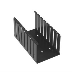 PANDUIT DUCTO TIPO G DE RANURAS ANCHAS, 4” X 4” X 6?, PVC, NEGRO