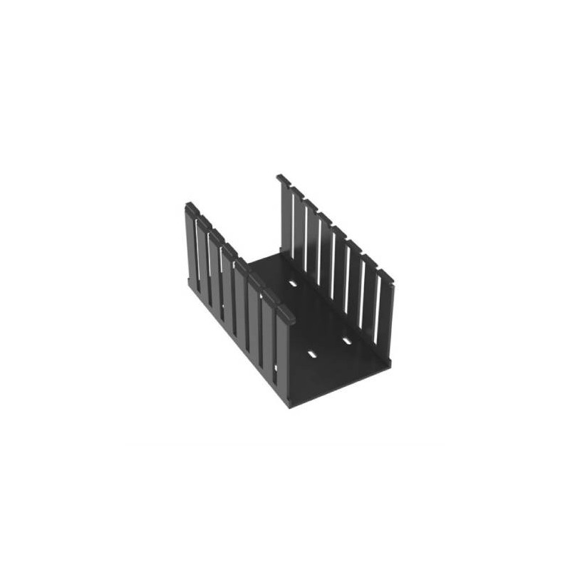 PANDUIT DUCTO TIPO G DE RANURAS ANCHAS, 4” X 4” X 6?, PVC, NEGRO