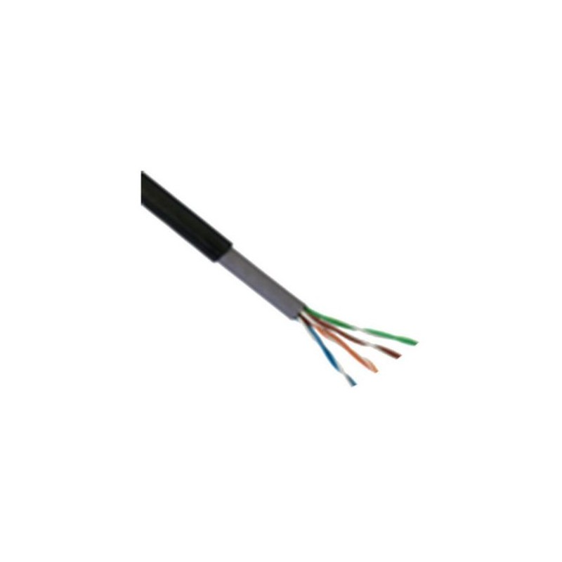 BOBINA DE CABLE SAXXON CAT5E UTP TRENZADO, 100 METROS, 100% COBRE, NEGRO, OUTPCAT5ECOPEXT100