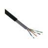 BOBINA DE CABLE SAXXON CAT5E UTP TRENZADO, 100 METROS, 100% COBRE, NEGRO, OUTPCAT5ECOPEXT100