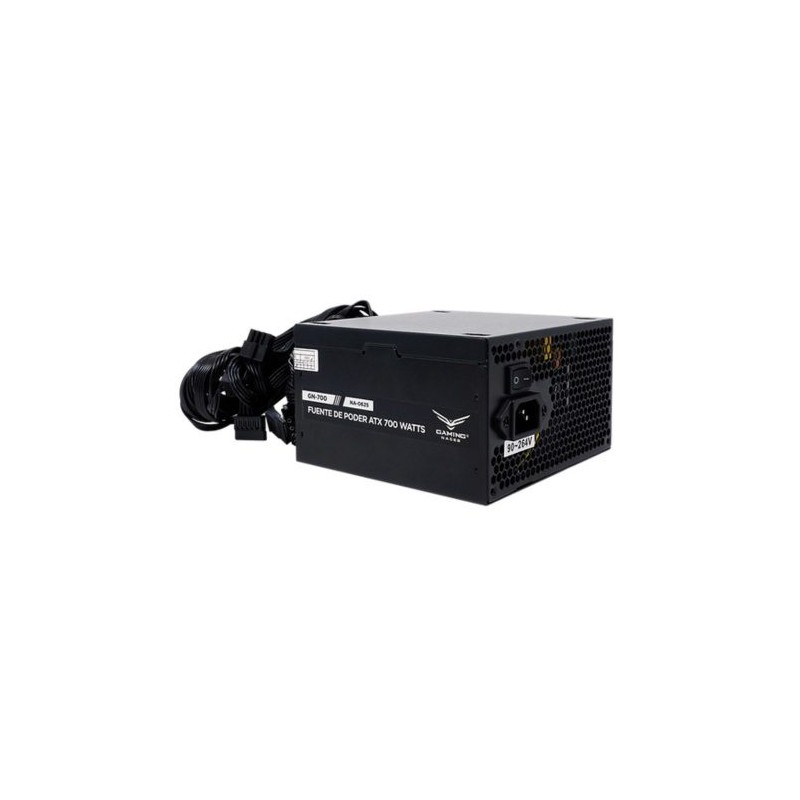 FUENTE DE PODER NACEB NA-0625 80 PLUS BRONZE, 20+4 PIN ATX, 4 MOLEX, 120MM, 700W, NA-0625