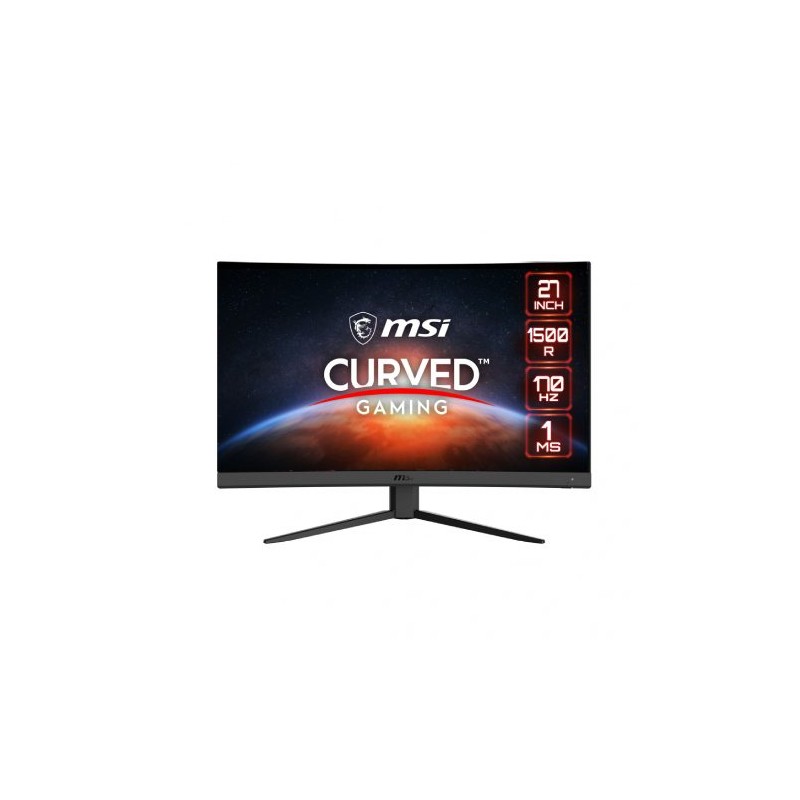 MONITOR GAMER CURVO MSI G27CQ4 E2 LCD 27?, WIDE QUAD HD, FREESYNC PREMIUM, 170HZ, HDMI, NEGRO, G27CQ4 E2