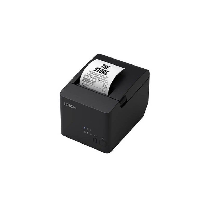 IMPRESORA DE TICKETS EPSON TMT20IIIL-001, TÉRMICA, ALÁMBRICO, USB, RS-232, NEGRO, C31CH26001