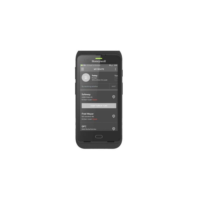 TERMINAL PORTÁTIL HONEYWELL CT40 5”, 4GB, ANDROID 7.1.1, BLUETOOTH 5.0, WIFI – SIN CABLES/BASE/FUENTE DE PODER, CT40-L0N-2SC110F