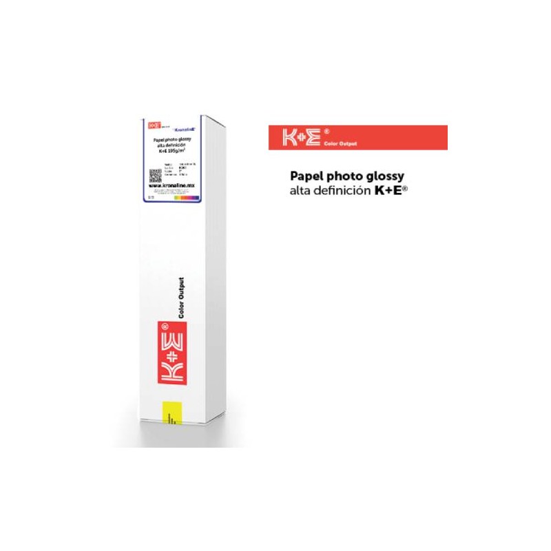 PAPEL KRONALINE PHOTO GLOSSY ALTA DEFINICIÓN 195 g/m², 0.61 x 30 m