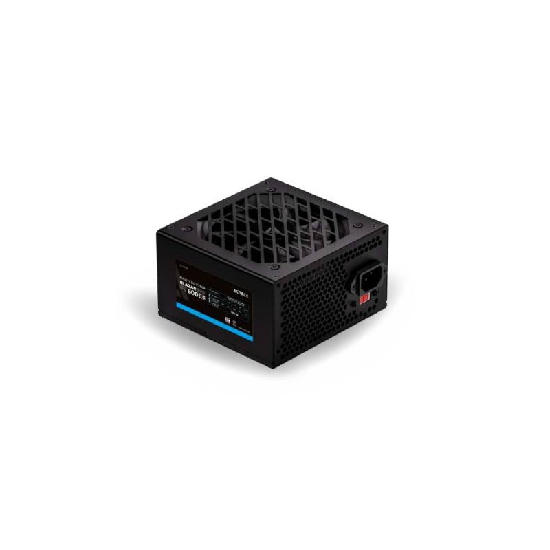 FUENTE DE PODER ACTECK BLAZAR EVO FT600E, 20+4 PIN ATX, 120MM, 600W, NEGRO, ES-05003E