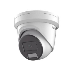 CÁMARA TURRET HIKVISION IP 8 MEGAPIXEL, LENTE 2.8 MM, 40 MTS IR + 40 MTS LUZ BLANCA, MICROFONO INTEGRADO, EXTERIOR IP67, WDR 130