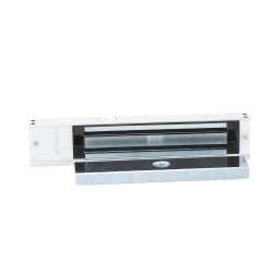 CHAPA MAGNÉTICA HIKVISION DE 617 LBS (280 KG), MONTAJE EN PUERTA NORMAL O DE VIDRIO, CERTIFICADO CE, USO EN INTERIOR, INDICADOR 