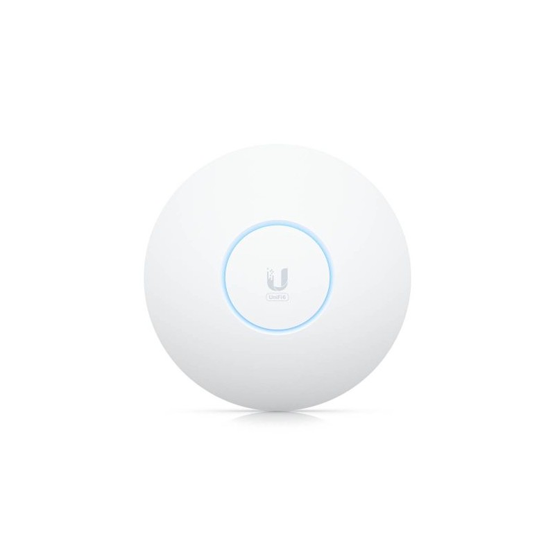 ACCESS POINT UBIQUITI NETWORKS DE BANDA TRIPLE U6-ENTERPRISE, 4800 GBIT/S, 1X RJ-45, 2.4/5/6GHZ, ANTENA DE 6DBI – NO INCLUYE ADA