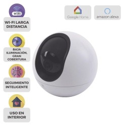 CÁMARA DE SEGURIDAD EZVIZ WI-FI 3K, 5 MP, INTERIOR, DETECCIÓN INTELIGENTE, DETECCIÓN HUMANA Y DE MASCOTAS, DOBLE BANDA 2.4G/5G, 