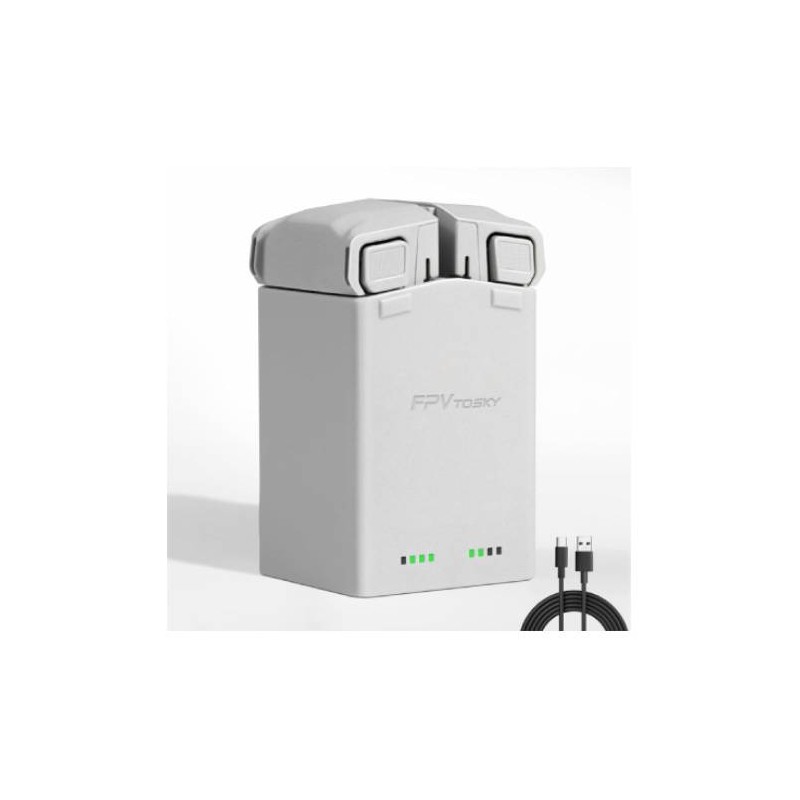 CARGADOR DE BATERÍA MINI 4/3 PRO PARA DJI MINI 4 PRO/MINI 3 PRO SERIES, HUB DE CARGA BIDIRECCIONAL CON BATERÍAS DUALES, CARGA RÁ