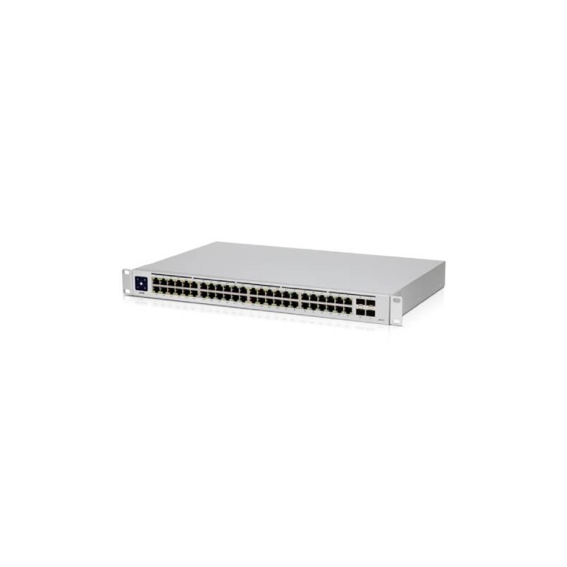 SWITCH UNIFI USW-48-POE, CAPA 2 DE 48 PUERTOS (32 PUERTOS POE 802.3AF/AT + 16 PUERTOS GIGABIT) + 4 PUERTOS 1G SFP, 195W, ADMINIS