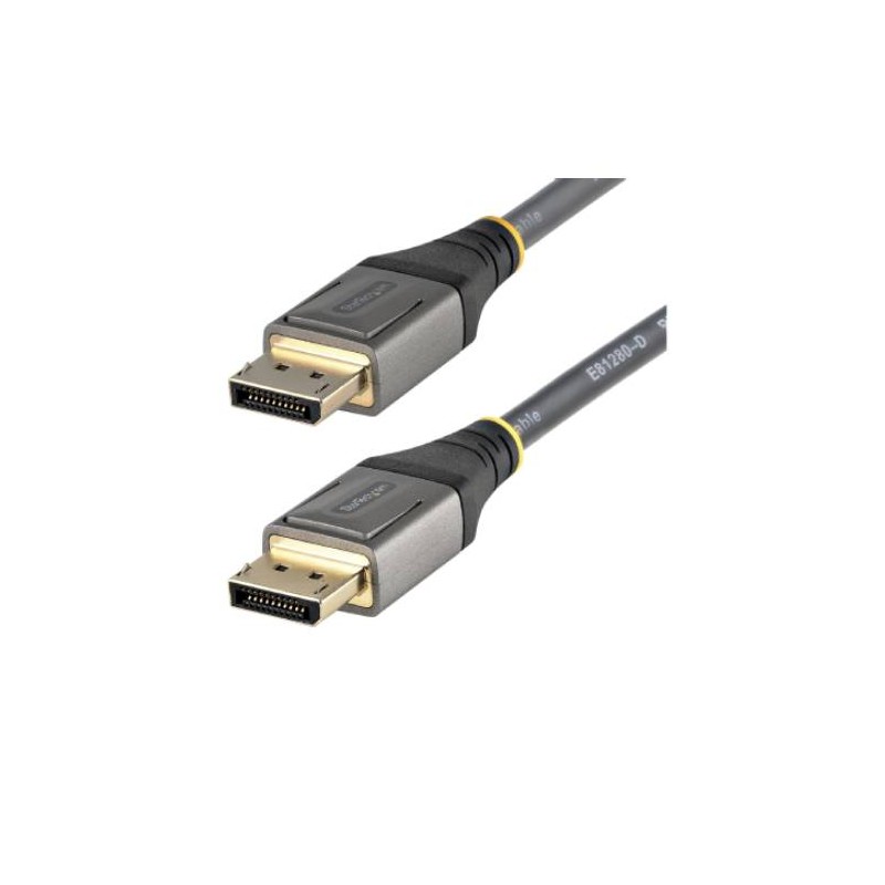 CABLE DISPLAYPORT STARTECH.COM CON CERTIFICACIÓN VESA DISPLAYPORT 1.4 MACHO – DISPLAYPORT 1.4 MACHO, 8K 60HZ, HDR10 1 METRO, GRI