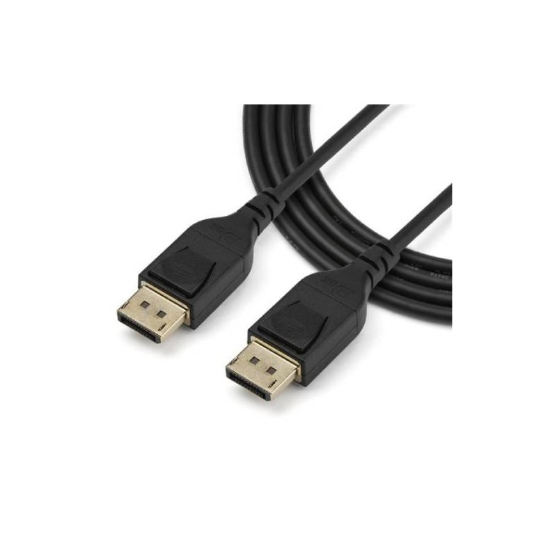 CABLE DISPLAYPORT STARTECH.COM CON CERTIFICACIÓN VESA DISPLAYPORT 1.4 MACHO – DISPLAYPORT 1.4 MACHO, 8K, 60HZ HBR3, 1 METRO, NEG