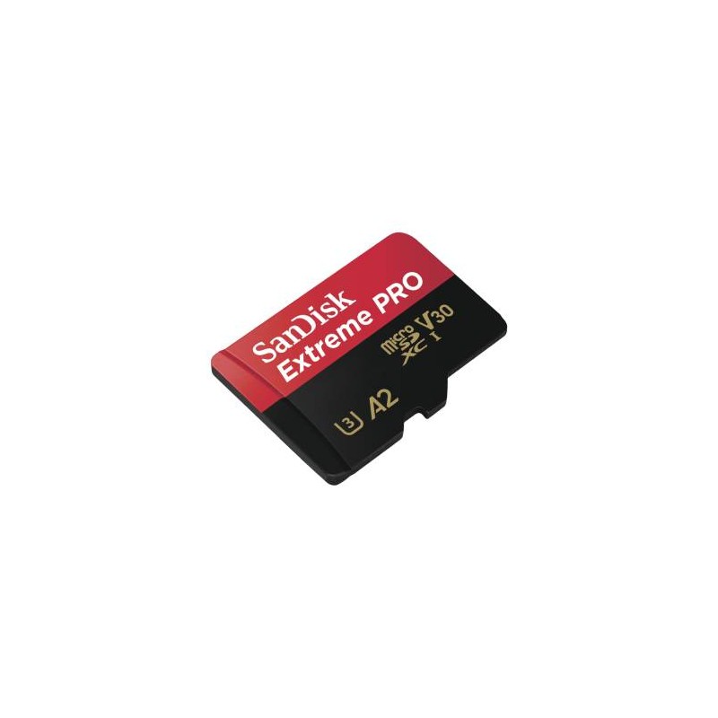 MEMORIA FLASH SANDISK EXTREME PRO MICROSD CARD 64GB, INCLUYE ADAPTADOR, SDS64EX