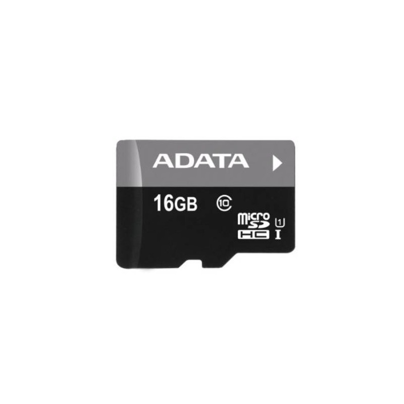 MEMORIA FLASH ADATA, 16GB MICROSDHC UHS-I CLASE 10, CON ADAPTADOR, AUSDH16GUICL10-RA1