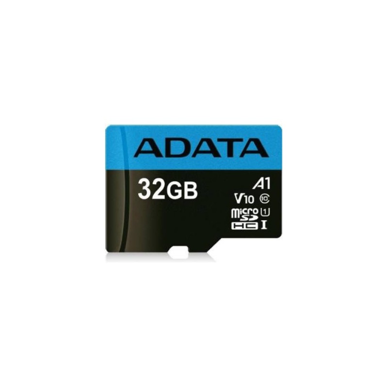 MEMORIA FLASH ADATA PREMIER, 32GB MICROSDHC UHS-I CLASE 10, CON ADAPTADOR, AUSDH32GUICL10A1-RA1