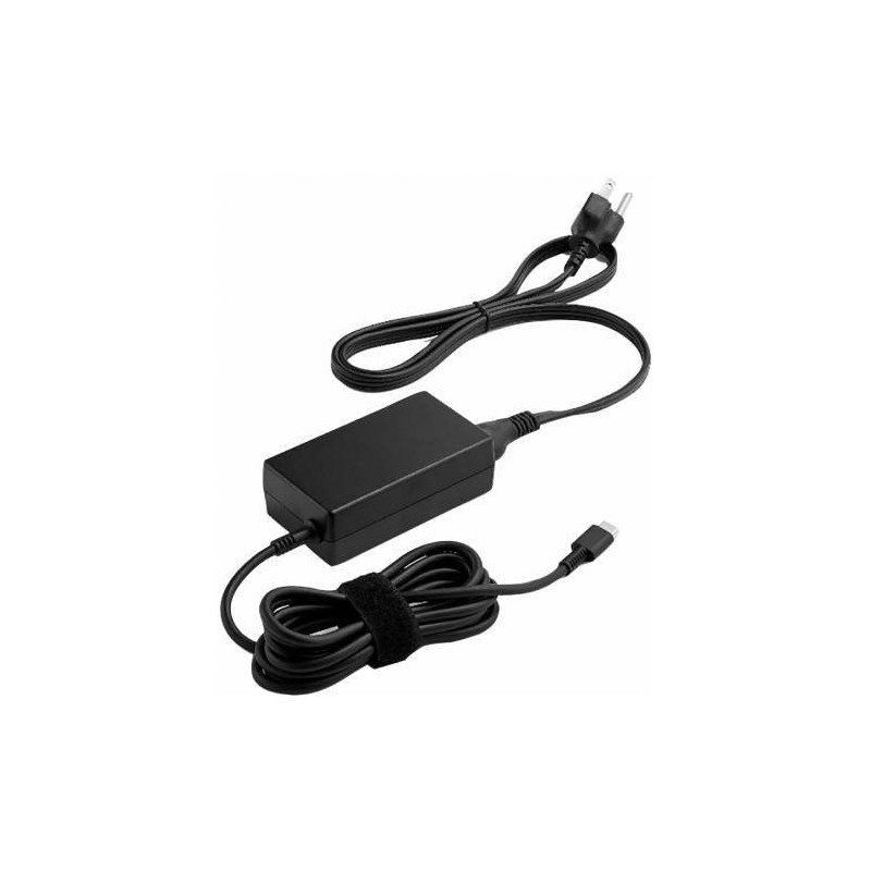 CARGADOR HP PARA LAPTOP, CARGADOR USB C, POWER ADAPTER 1P3K6AA, 65W, 1P3K6AA