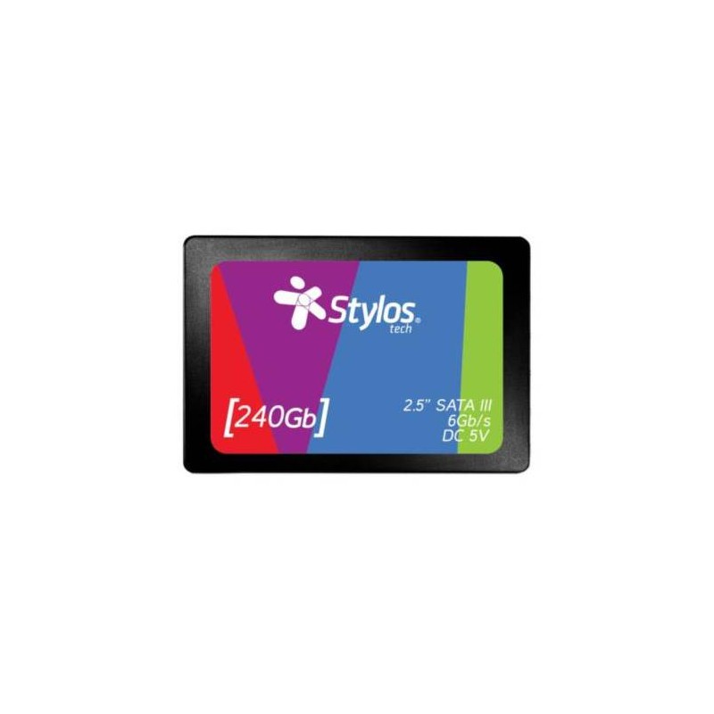 UNIDAD DE ESTADO SOLIDO SSD STYLOS STMSSD2B, 240GB, SATA III, 2.5?, 7MM, STMSSD2B