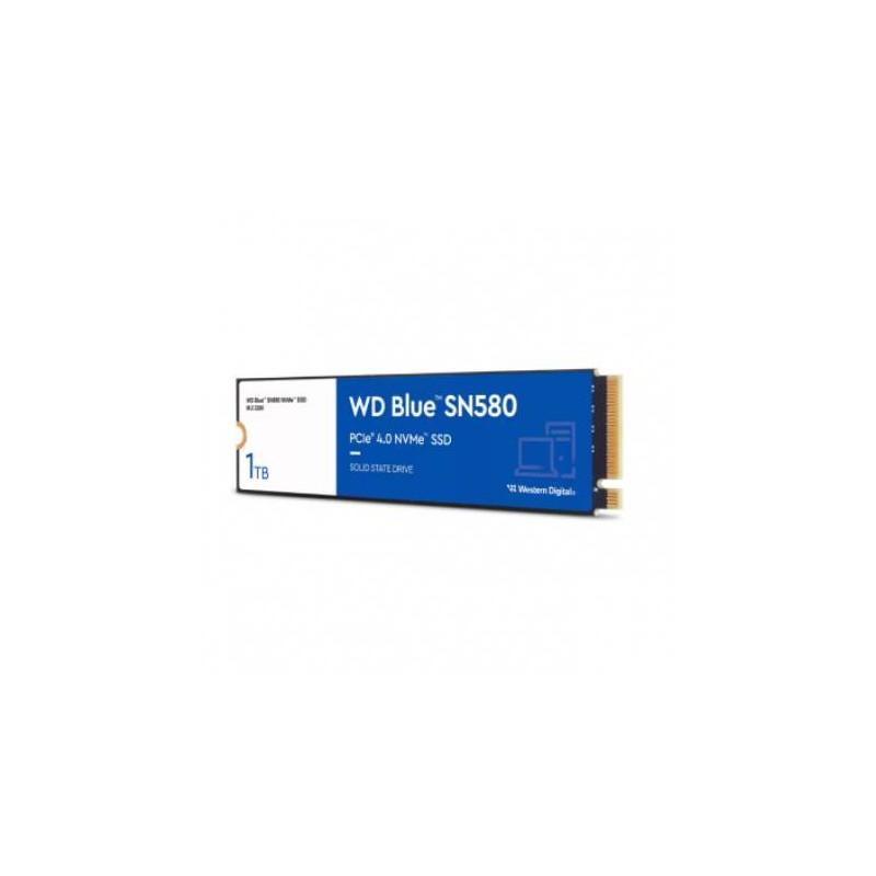 UNIDAD DE ESTADO SÓLIDO SSD WESTERN DIGITAL WD BLUE SN580 NVME, 1TB, PCI EXPRESS 4.0, M.2, WDS100T3B0E
