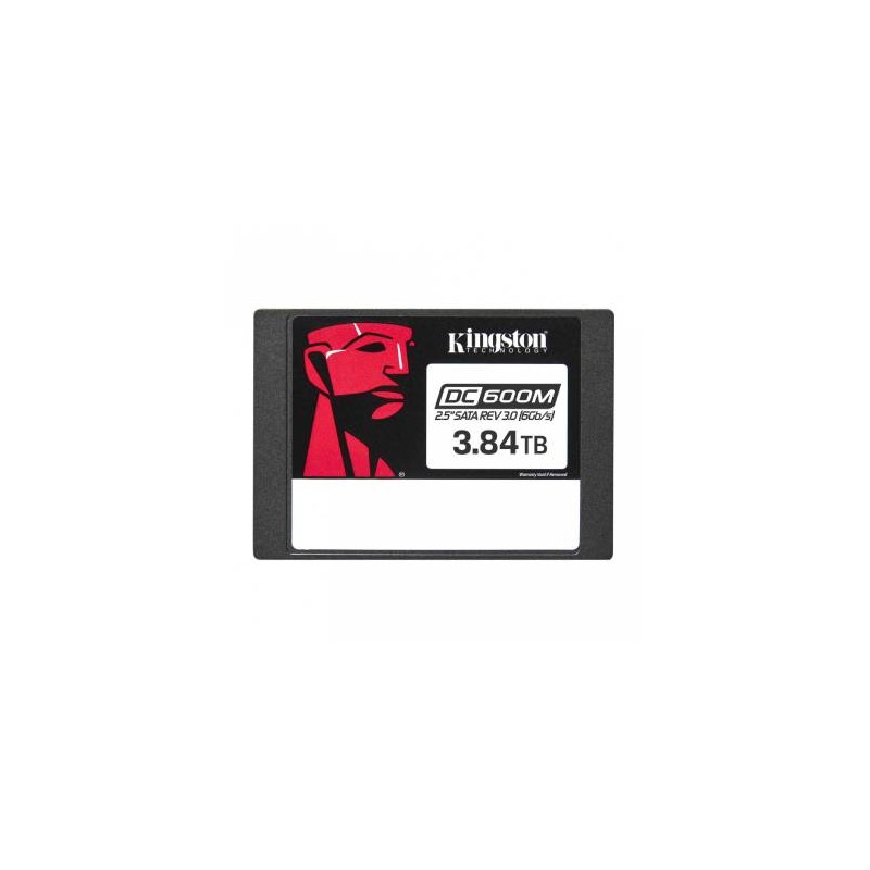 UNIDAD DE ESTADO SÓLIDO SSD PARA SERVIDOR KINGSTON DC600M, 3.8TB, SATA III, 2.5”, 7MM ? PARA SU USO EN SERVIDOR REQUIERE SNA-BR2