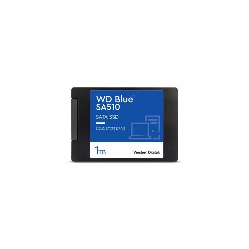 UNIDAD DE ESTADO SOLIDO SSD WESTERN DIGITAL WD BLUE SA510, 1TB, SATA III, 2.5”, 7MM, WDS100T3B0A