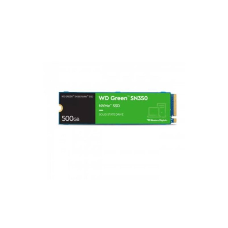 UNIDAD DE ESTADO SOLIDO SSD WESTERN DIGITAL WD GREEN SN350 NVME, 500GB, PCI EXPRESS 3.0, M.2, WDS500G2G0C