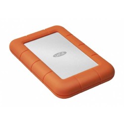 DISCO DURO EXTERNO LACIE RUGGED MINI, 4TB, USB 3.0, NARANJA, A PRUEBA DE AGUA Y GOLPES – PARA MAC/PC, LAC9000633