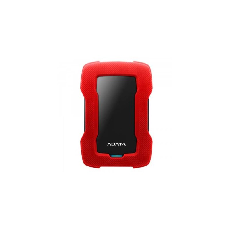 DISCO DURO EXTERNO ADATA HD330 2.5”, 1TB, USB 3.1, ROJO/NEGRO, A PRUEBA DE GOLPES – PARA MAC/PC, AHD330-1TU31-CRD