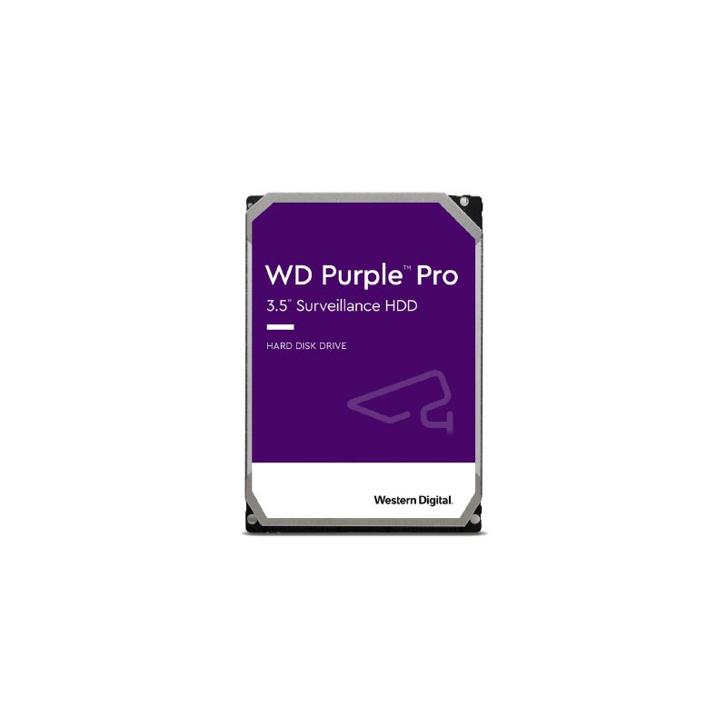 DISCO DURO PARA VIDEOVIGILANCIA WESTERN DIGITAL WD PURPLE PRO 3.5”, 12TB, SATA, 6 GBIT/S, 256MB CACHÉ, WD121PURP