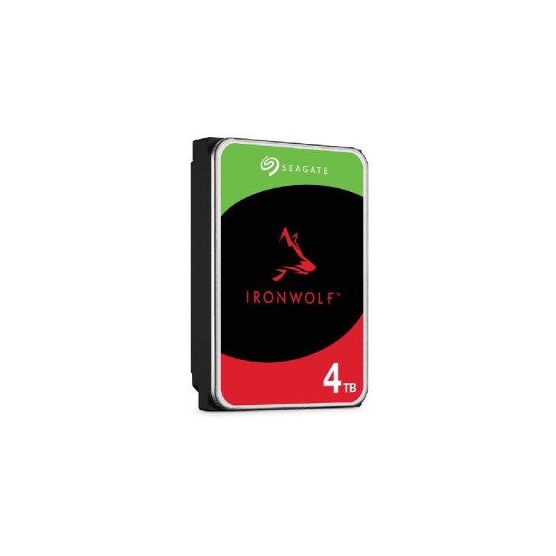 DISCO DURO PARA NAS SEAGATE IRONWOLF 3.5” DE 1 A 8 BAHÍAS, 4TB, SATA III, 6 GBIT/S, 5400RPM, 256MB CACHE, ST4000VN006