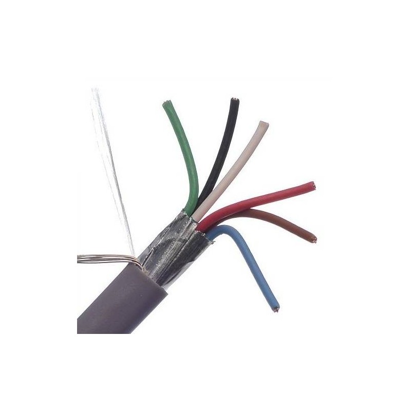 BOBINA DE CABLE BELDEN DE AUDIO, 6 X 22, 305 METROS, GRIS, 5504FE 008U1000