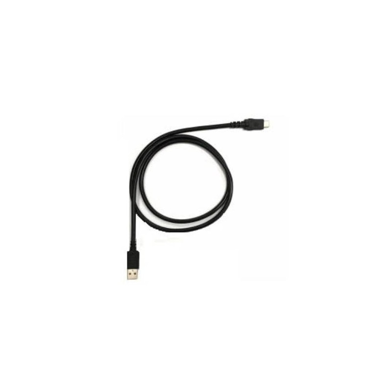 CABLE ZEBRA USB A MACHO – USB C MACHO, 1 METRO, NEGRO, PARA TC51/TC52/TC56/TC57, CBL-TC5X-USBC2A-01