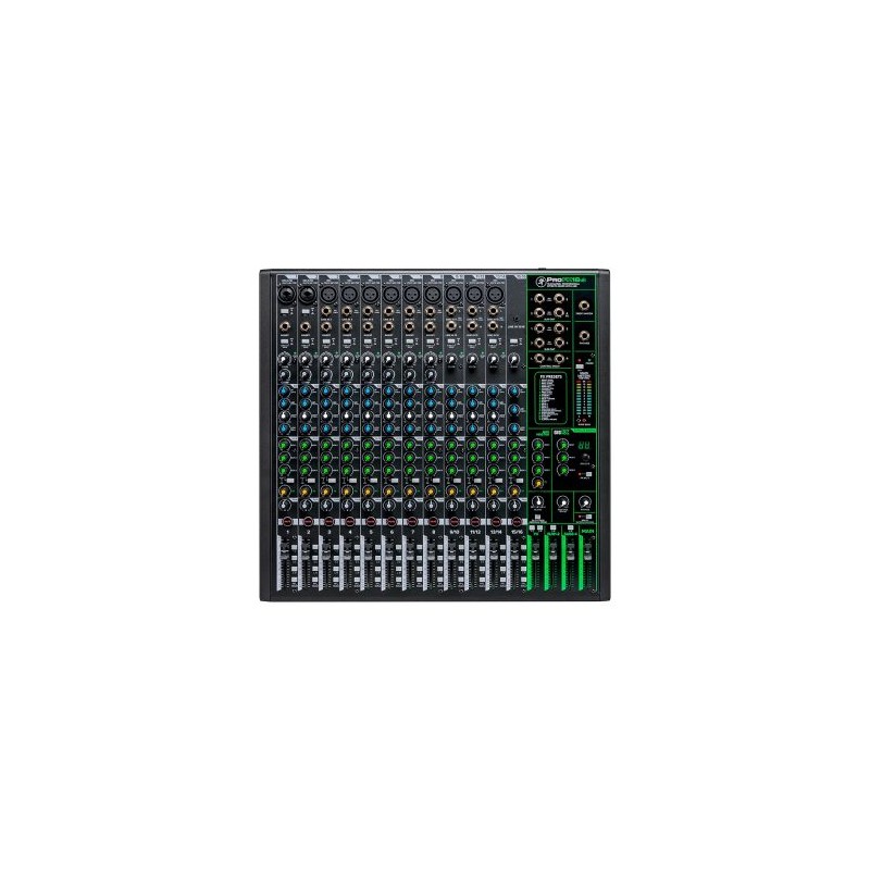 MEZCLADOR ANALÓGICO PROFESIONAL MACKIE DE 16 CANALES CON USB, PROFX16V3