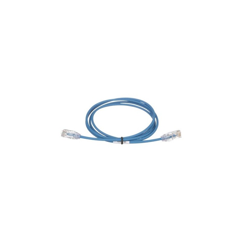 CABLE DE PARCHEO PANDUIT TX6, UTP CAT6, DIÁMETRO REDUCIDO (28AWG), COLOR AZUL, 5FT, UTP28SP5BU
