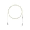 CABLE DE PARCHEO PANDUIT TX6, UTP CAT6, DIÁMETRO REDUCIDO (28AWG), COLOR BLANCO MATE, 3FT, UTP28SP3