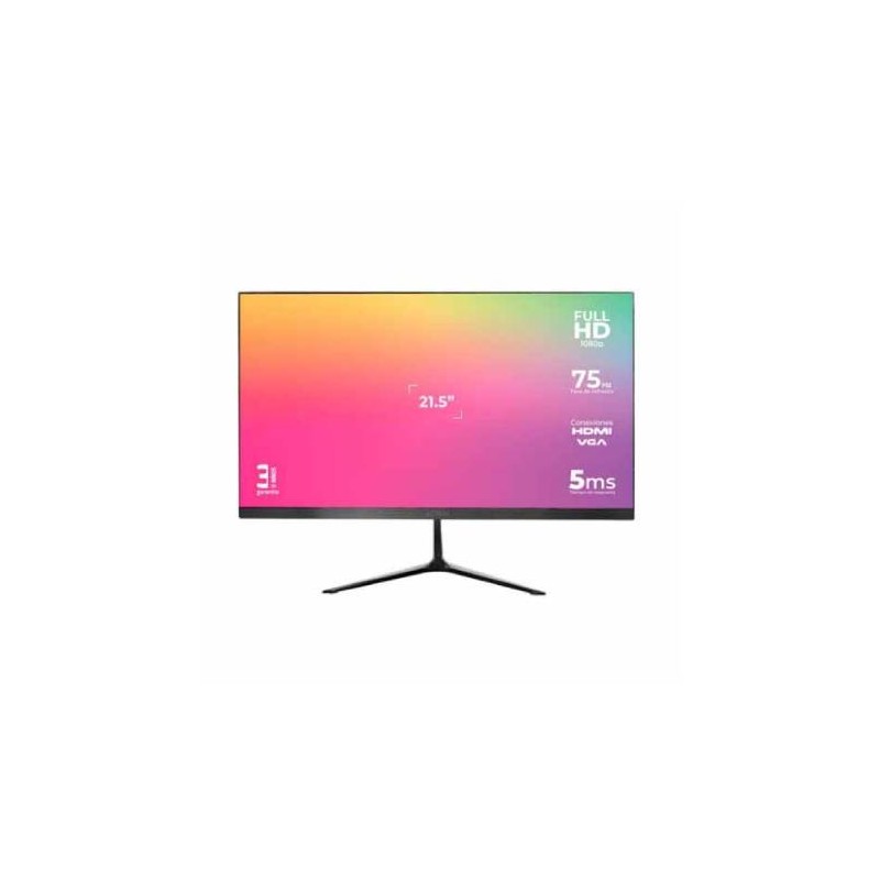 MONITOR ACTECK 933858 LED 21.5?, FULL HD, 75HZ, HDMI, NEGRO, AC-933858