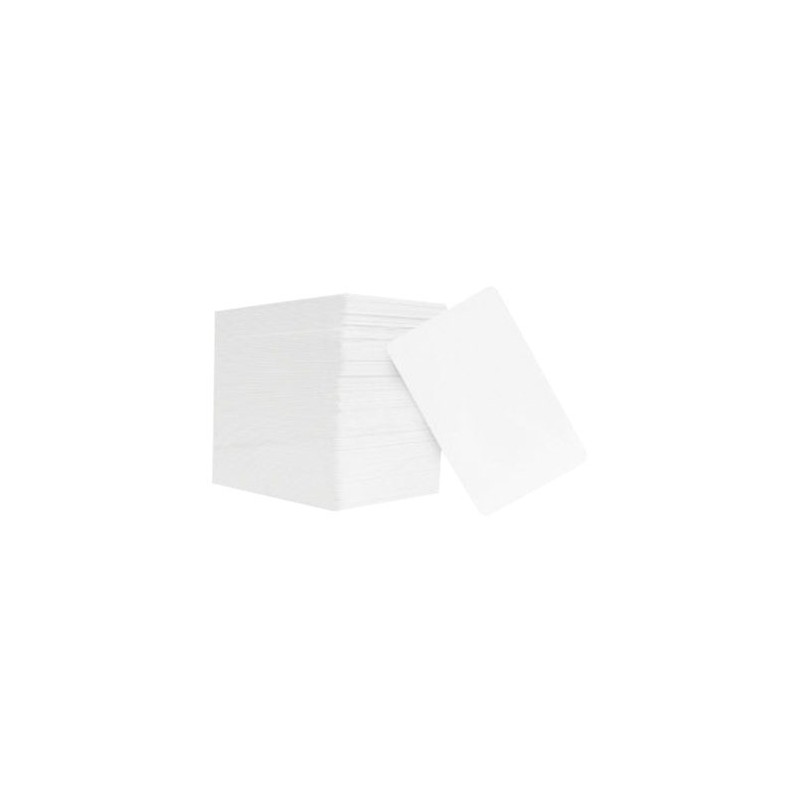 TARJETAS IMPRIMIBLES DE PVC ACCESSPRO, 5.39 X 8.57CM, BLANCO – 100 PIEZAS, ACCESSCARDPVC