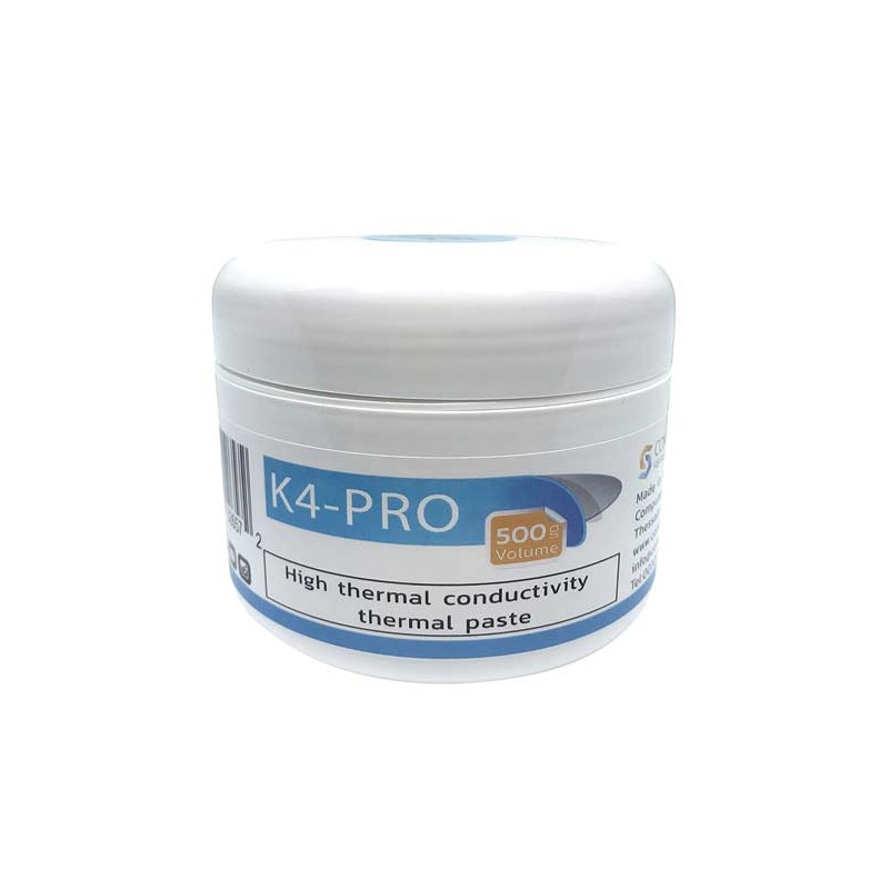K4-PRO 500G ALTA CONDUCTIVIDAD TÉRMICA PASTA TÉRMICA 4,6 W/M.K PARA DISIPADORES DE ORDENADOR. IDEAL PARA COMPUTADORAS PORTÁTILES